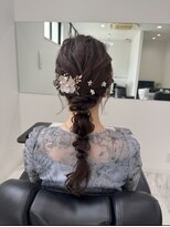 クロス ツー(COROSS2) 編みおろし/ヘアアレンジ/お呼ばれヘア