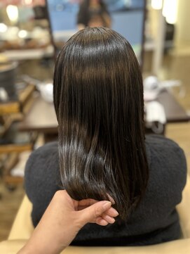 ジッピー ヘアーコレクション 髪質改善カラー 白髪なじませカラー 透明感カーキグレージュ