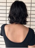 ミルクティーブロンド/ダークブルー/デジタルパーマ/千葉駅