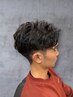 【人気Ｎｏ．5パーマ】メンズカット+ラルフカール+tr ￥12,000