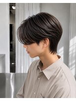 ネオリーブウリ 二子玉川店(Neolive uri) 韓国マッシュスペインカールスパイキーショートブルーブラック
