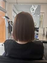 ソア バイ リコヘアーうるま(SOAR by lico hair Uruma)&nbsp;ダークパープル/ナチュラルショート/夏のヘアアレンジ/うるま