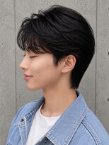 トゥルートラスト オムオム 甲府和戸(True Trust HOMME HOMME) メンズ 韓国風コンマヘア カルマヘア 黒髪 韓国風センターパート