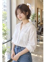 ライクバイコトナ 越谷(RIKE by kotona)&nbsp;レイヤーボブ髪型20代30代40代50代前髪あり前髪なし面長丸顔越谷