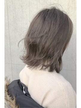 シュシュプライベートヘアサロン(Chou chou private hair salon) ウェーブボブ×パールベージュ