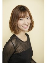 ルルディ バイ アフロディーテ銀座(luludi by APHRODITE) 黒髪/グレーベージュ/レイヤーロング/前髪パーマ/銀座