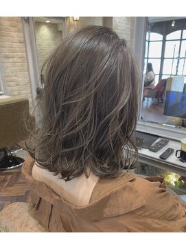 シャル オカチマチ 上野御徒町(shalu) 【shalu 渡邊翔一】ミディアム　シアーブルージュ