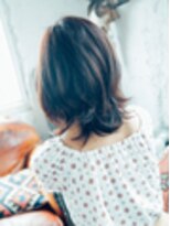 アラワラブルー(arrawarra blue)&nbsp;外はねレイヤーミディ/20代/30代/40代/50代/倉敷/白楽町