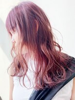 パープルロング_ウェーブパーマフォギーベージュ_ba296672