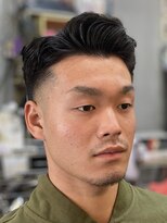 ズーム(ZOOM)&nbsp;濡れパン&サイドパートフェードスタイル　2