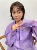 小顔,切りっぱなしショートボブ[おもろまち駅/沖縄新都心]