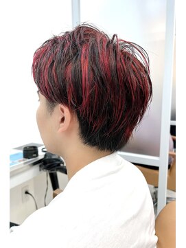 ロミーオム 本厚木(ROMMY. Homme) レッドハイライトで周りと差をつける!!ロミーオム