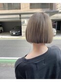 ミルクティーベージュボブ