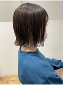 （中目黒徒歩1分）10代20代お勧め◎切りっぱなしミニボブ外ハネ