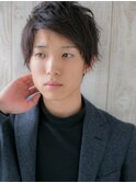 清潔感あるアッシュオリーブ束感ルーズこなれヘアU北浦和