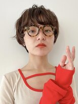 ルル 表参道(lulu.)&nbsp;暖色カラー/暖色/オレンジ/ピンク/ボブ/重めカット