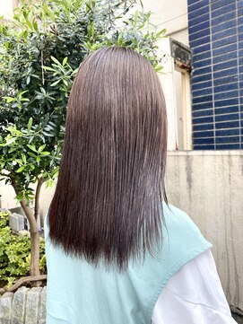 ココカラヘアー ニコ(cococara hair nico) ブリーチなし/ダブルカラー/透明感/グレージュ/トリートメント