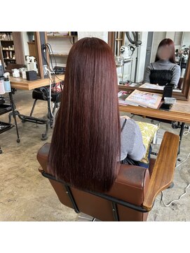 グラ デザイン アンド ヘアー 天王寺店(GRAS DESIGN & HAIR by HEADLIGHT) ブリーチなしチェリーレッド
