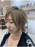 メンズライクショートウルフ/前髪ありショートウルフ 束感セット