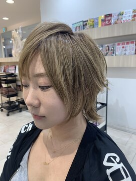 アッシュ 仙川店(Ash) メンズライクショートウルフ/前髪ありショートウルフ 束感セット