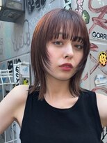 ノイ(noi)&nbsp;顔周りレイヤーカットグレージュカラーくびれボブベージュカラー