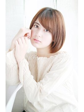 ヘアメイク ナル(hair make nalu) ツヤ感ワンカールボブ