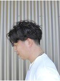 メンズツーブロックパーマ