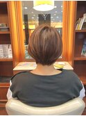 コンパクトショートボブ/30代/40代/50代