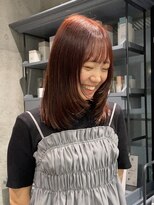 スタイル スマート サロン(STYLE smart salon)&nbsp;【kanae/藤沢】レッドブラウン/顔周りレイヤー