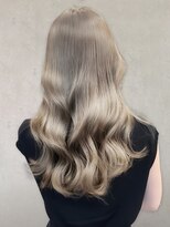 ショコラ アン 横須賀中央 20代30代艶感ウェーブパーマ髪質改善カラーミルクティーブロンド