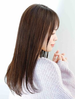 リル(Lill)の写真/【豊橋】滑らかな手触り×自分史上最高のツヤ髪。繰り返す度美しくなれる髪質改善で艶＆手触りの変化を実感