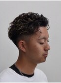 一宮ハイライト×スパイラルパーマ×フェードおしゃれ感王道人気