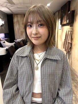 ロット(lot) 【Karen】ミルクティーベージュ～1ブリーチ～