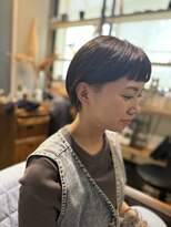 ワ ヘアー(wa-hair)&nbsp;大人可愛い/ショートボブ/切りっぱなしボブ/ミニボブ/おんまゆ