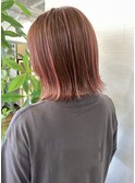明るいピンクのハイライト【飯田淳平】Re:ta Hair