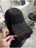 地毛風ストレート/巻ける縮毛矯正/縮毛矯正/髪質改善ストレート