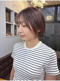 ミルクティーブラウン/丸みショート＊MIKA