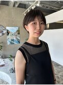 イメチェン　大人ショート