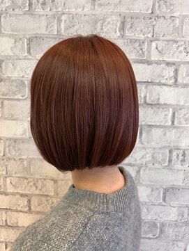 アンドワークス カシワ(&WORKS kashiwa) 丸みが可愛い！ツヤ感とトレンドを両立した【ミニマムボブ】