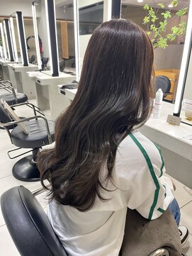 アフェクションカナヤマ(AffECTION kanayama) 韓国 レイヤーカット ブリーチ ダブルカラー 髪質改善