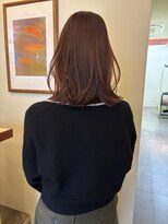 ヒントステーション(HINTSTATION)&nbsp;〈浅草 半個室〉オレンジブラウン/髪質改善ストレート