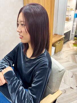 [ミディアムレイヤー/ピンクブラウン]