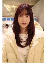 ダブ アオヤマ(DaB AOYAMA)&nbsp;【学割U24】ブリーチなし高発色ボルドーレイヤー