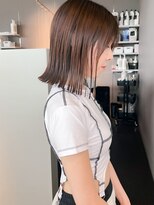 ヘアーエスクールシーユー 枚方T-SITE店(hair S.COEUR×Cu)&nbsp;丸くないボブ/ヘイリーボブ/切りっぱなしボブ/大阪枚方美容室