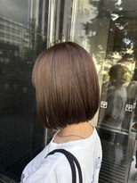 コル アサヒカワ(col asahikawa)&nbsp;オリーブベージュ×丸みボブ