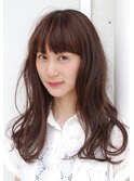 透明感のあるナチュラルロング【SHE DAIKANYAMA】菊地真理恵