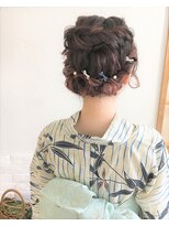 リリィ ヘアデザイン(LiLy hair design) LiLy hair design　～　浴衣アレンジ