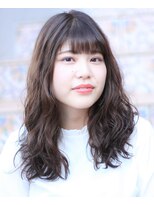 ループフォーヘアー(Loop for hair) 透明感カラー×上品ウエーブヘア