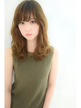 モードケイズ 西宮(MODE K's) ブラウンカラー/大人かわいい/小顔/斜めバング/アシンメトリー