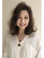 ラテ 武蔵小杉(LATTE)&nbsp;【LATTE武蔵小杉】大人こなれ感 ゆるふわパーマ 小顔カット